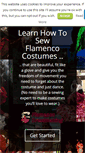 Mobile Screenshot of flamencodressmaking.com